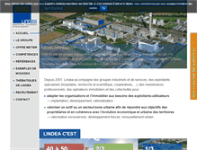 Tablet Screenshot of lindea.com